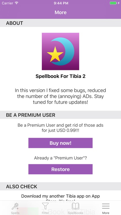 Spellbook For Tibia screenshot-3