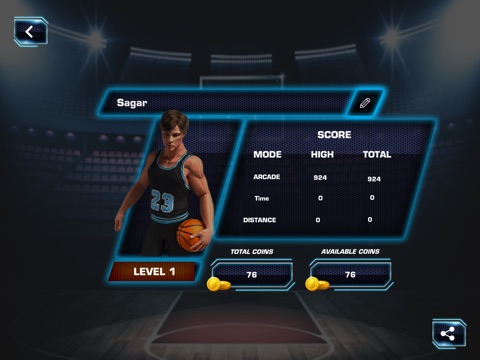 Slam Dunk Shooting BasketBall - 3D BasketBall Game screenshot 2