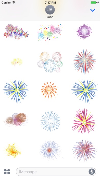 Fireworks Stickers+ screenshot 3