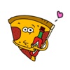 Cute Pizza - PizzaMoji Sticker