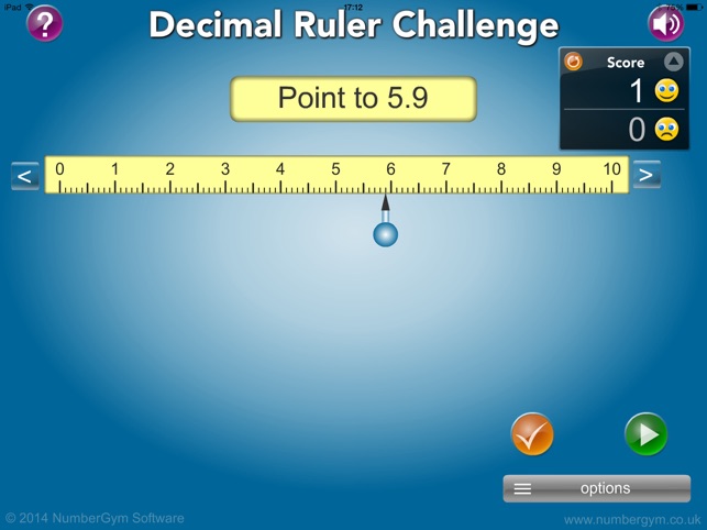 Decimal Ruler Challenge