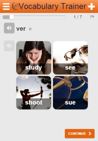 Learn Portuguese Words screenshot 3