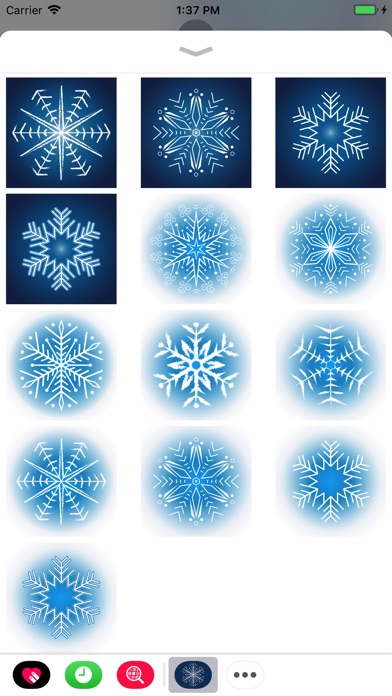 Snowflakes Sticker Pack screenshot 4