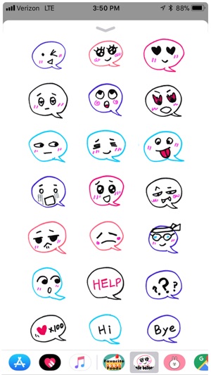 Smile Speech Balloons(圖1)-速報App