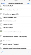 baby shower planning app
