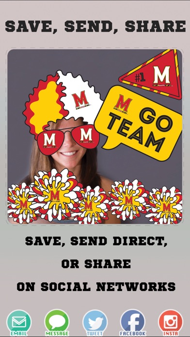Maryland Terrapins PLUS Selfie Stickers screenshot 4