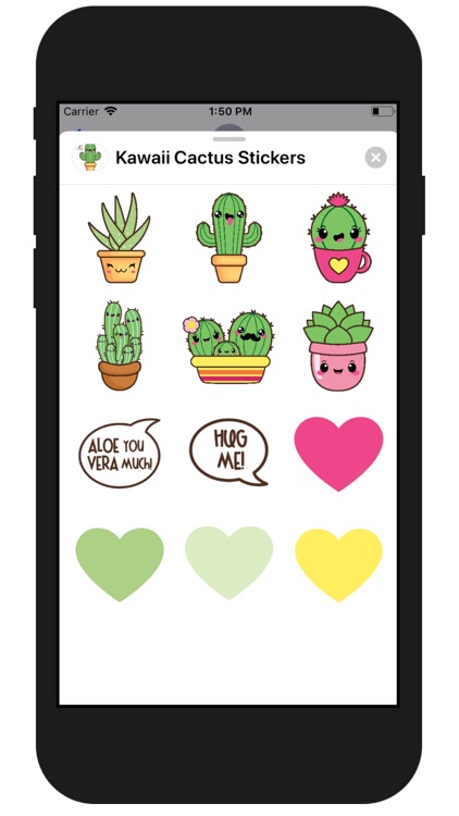Kawaii Cactus Stickers