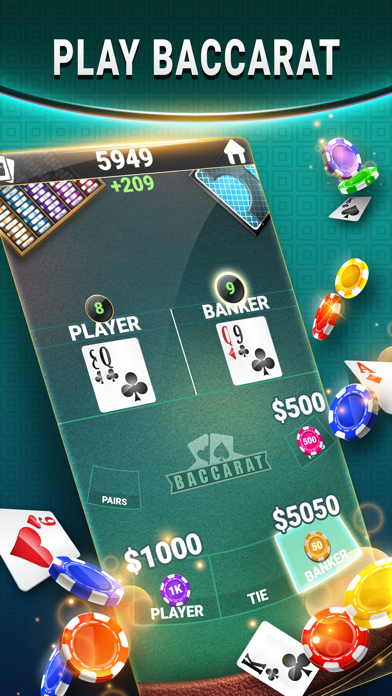Blackjack & Baccarat - Casino screenshot 3