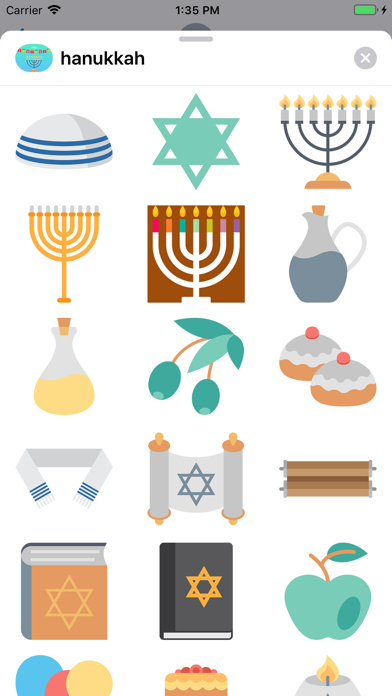 Hanukkah Chanukah Stickersのおすすめ画像1