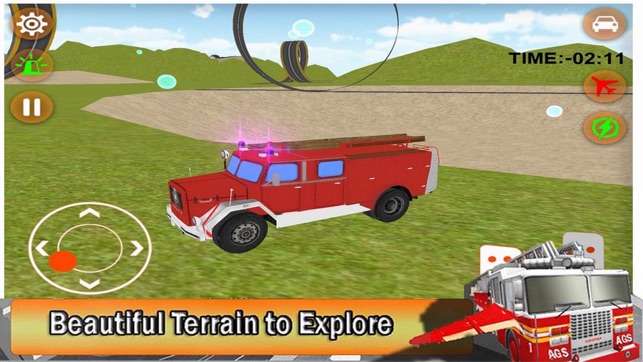 Stunts Flying FireTruck 3D(圖3)-速報App