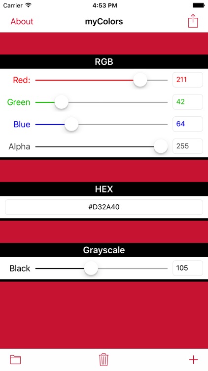 myColors - Cloud Color Picker
