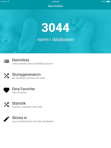 Namnkällan screenshot 2