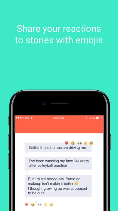 How to cancel & delete Real Talk: Stories by Teens from iphone & ipad 4