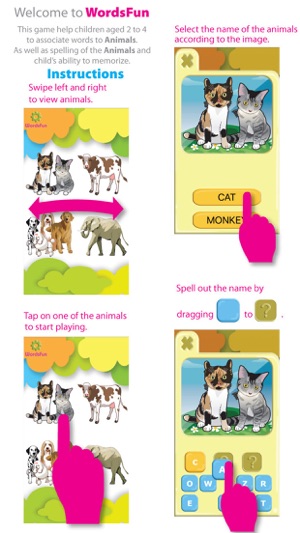 WordsFun -Animals Words Match(圖2)-速報App