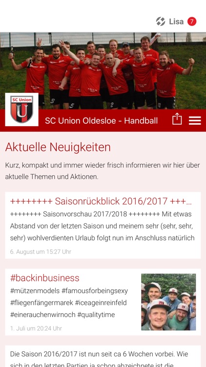 SC Union Oldesloe - Handball