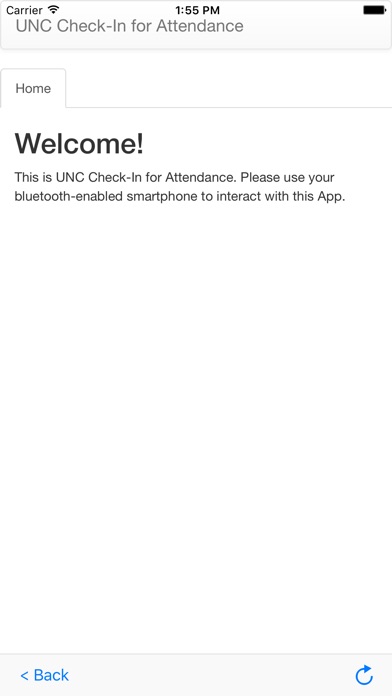 UNC Check-In screenshot 2