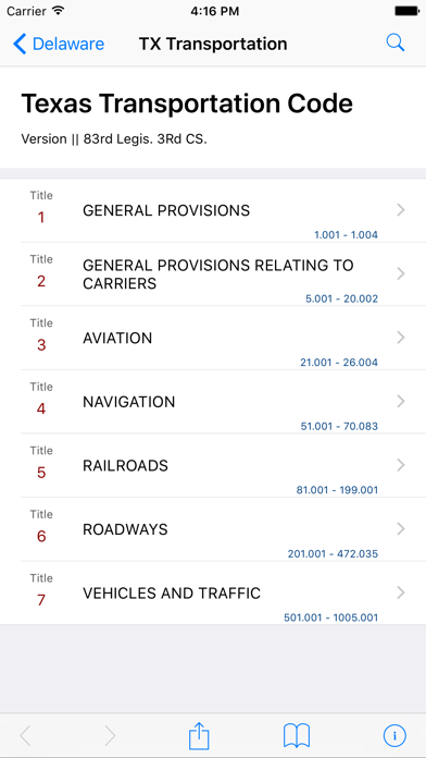 How to cancel & delete Texas Transportation Code (LawStack Series) from iphone & ipad 1