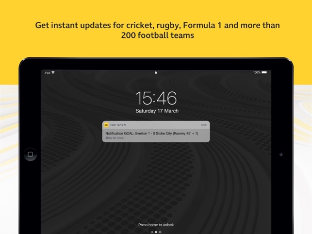 bbc sport app for ipad mini