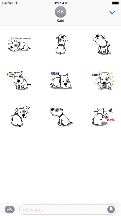 Animated So Cute Dog Sticker screenshot 3