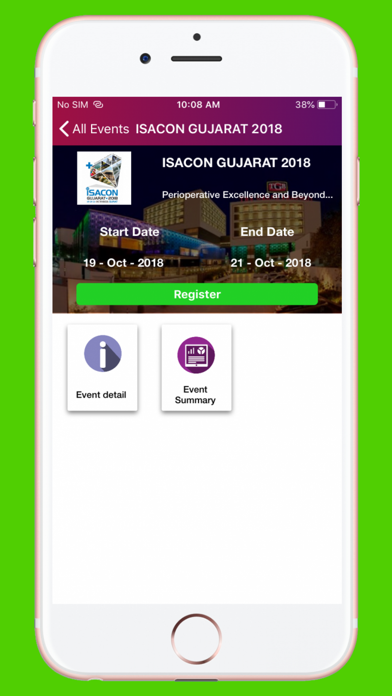 How to cancel & delete ISACON GUJARAT 2018 from iphone & ipad 4