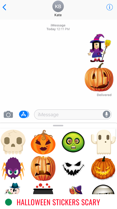 Halloween Stickers Scary screenshot 2