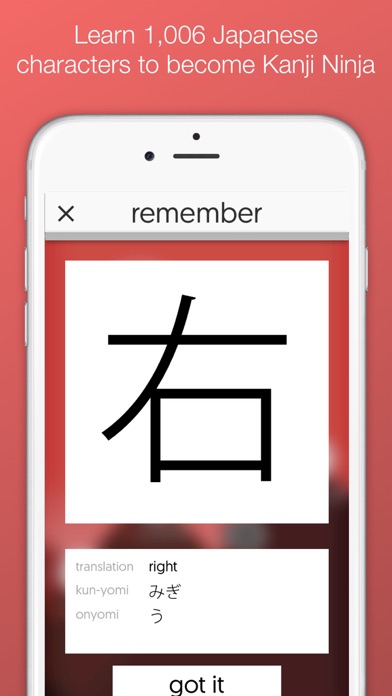 Kanji Ninja - learn J... screenshot1