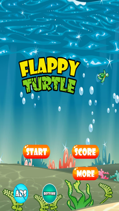 Flappy Turtle - Ocean Jump!のおすすめ画像1
