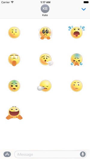 Adorable Face Emoji Sticker(圖3)-速報App