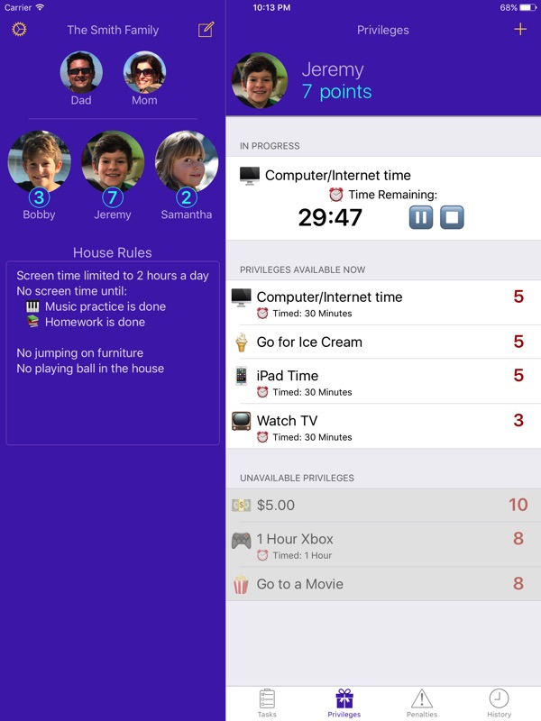 privilege points chore tracker online game hack and online chore tracker