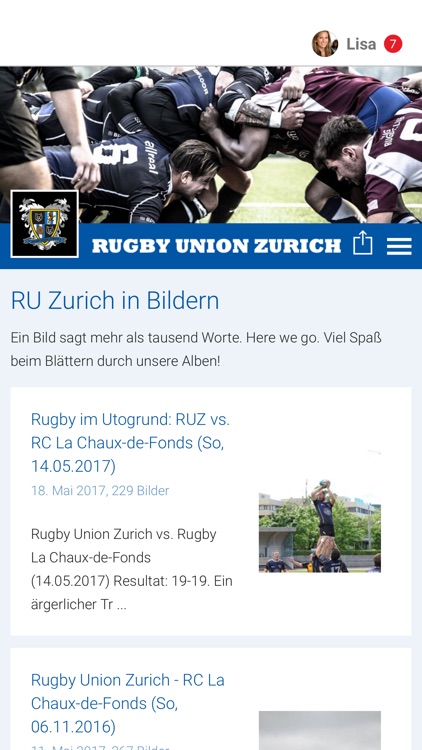 Rugby Union Zurich