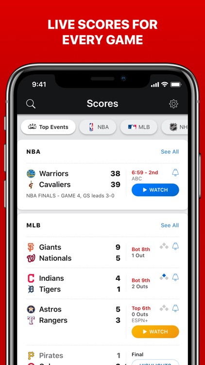 ESPN: Live Sports & Scores screenshot-6