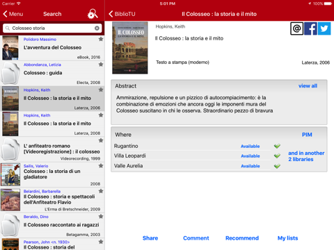 BiblioTU screenshot 2