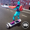 Superhero Hoverboard Pizza Delivery
