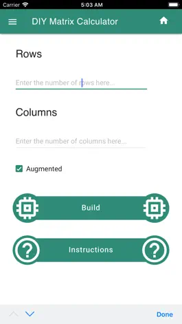 Game screenshot DIY Matrix Calculator mod apk