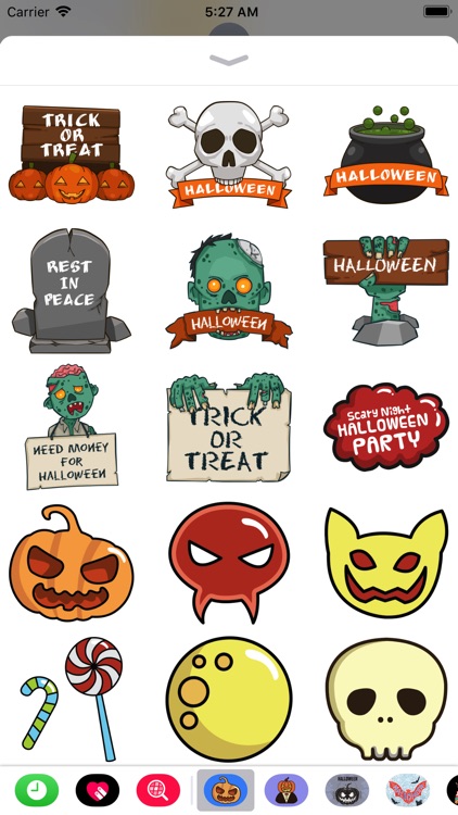 Halloween Elements Stickers