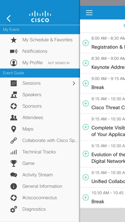 Cisco Events App