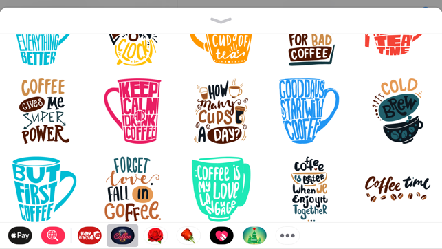 Coffee Moji Quotes Sticker App(圖3)-速報App