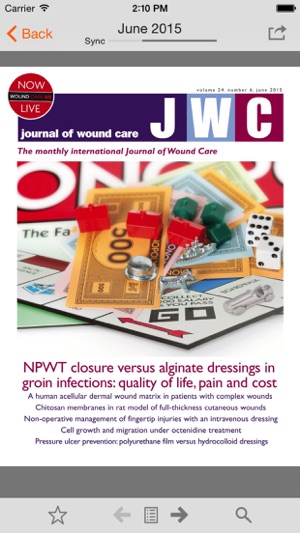 Journal of Wound Care(圖1)-速報App