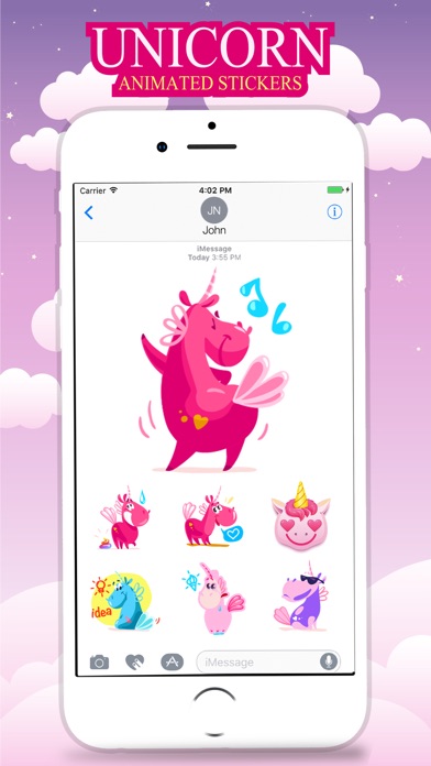 Animated UNICORN Stickers! screenshot 3