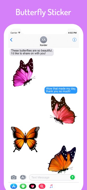 Glossy Butterflies Stickers(圖4)-速報App