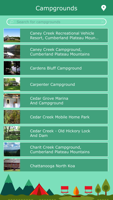 Tennessee Camping & RV Parks screenshot 2