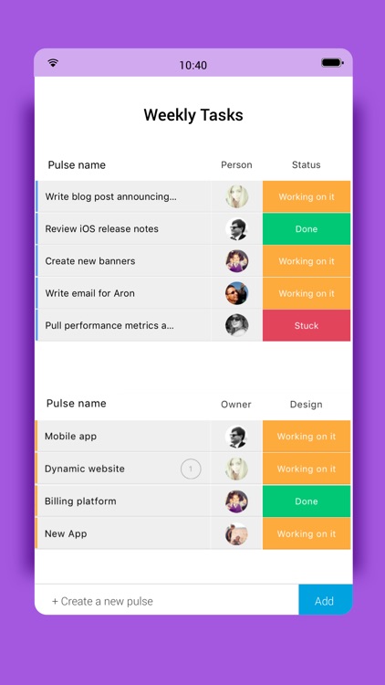 dapulse - Project Management