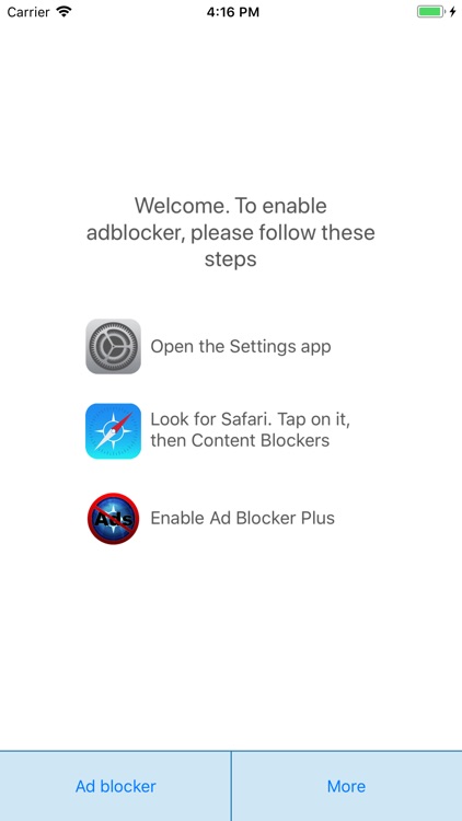 AdsBlocker Content for Safari