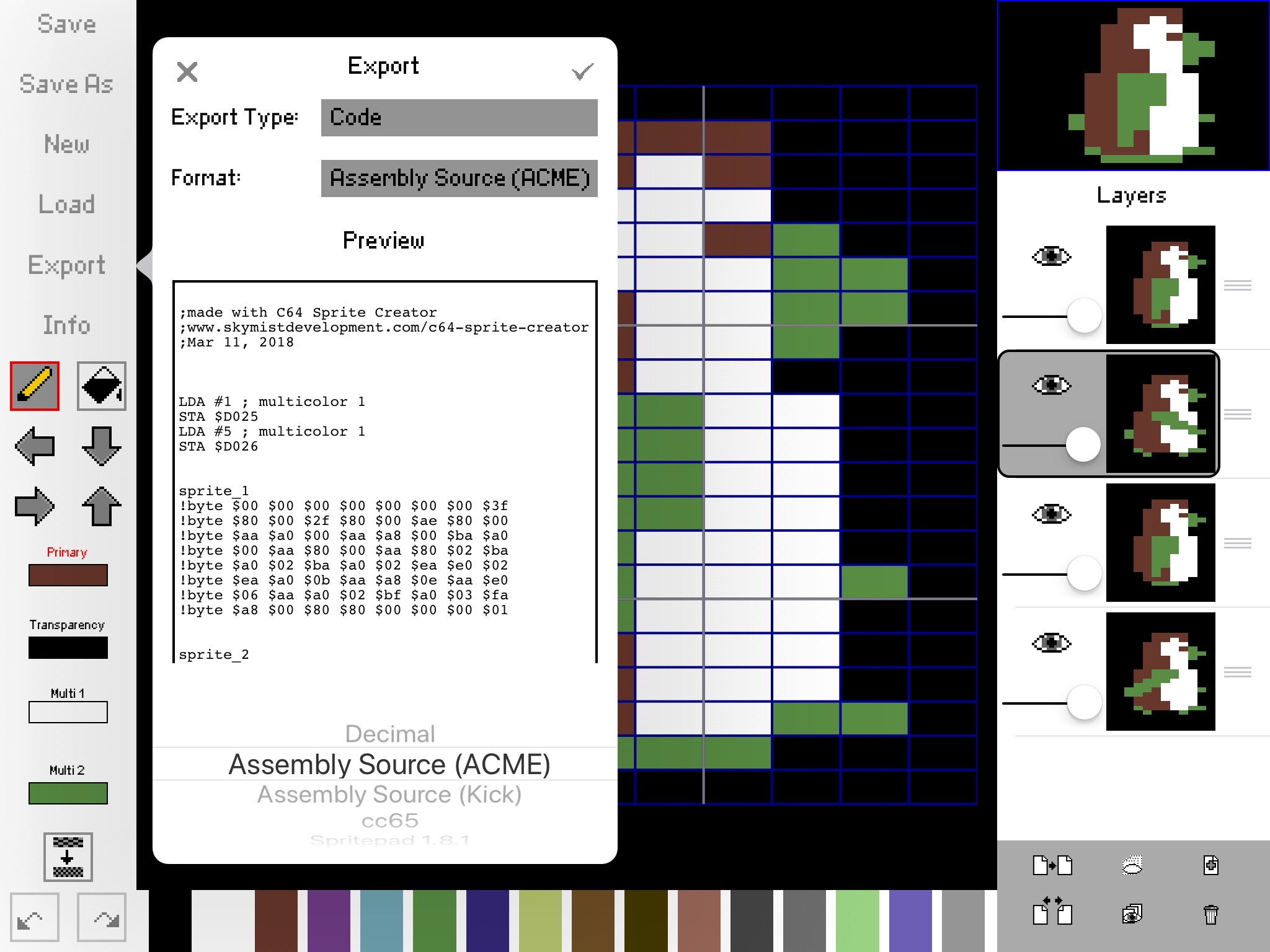 C64 Sprite Creator screenshot 4