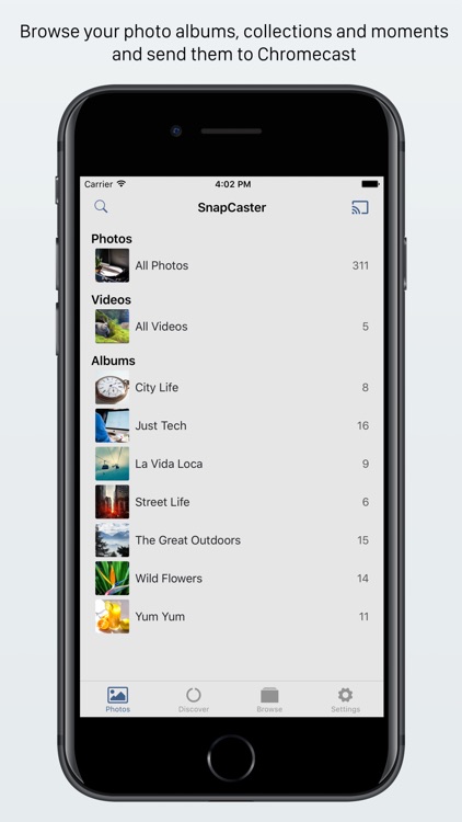 SnapCaster - Your Photos with Music on Chromecast
