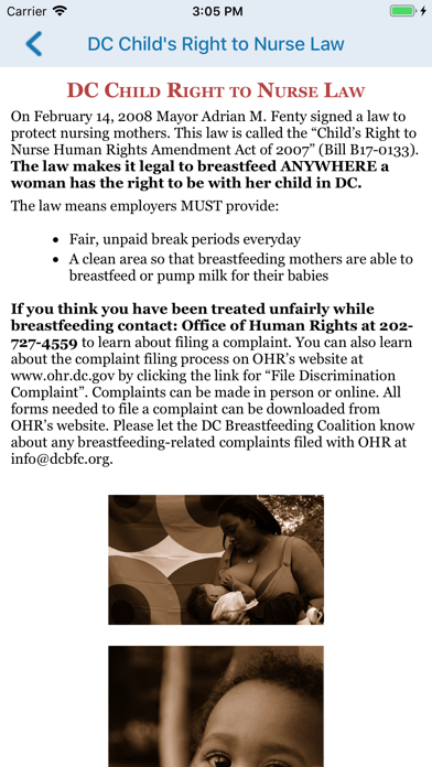 DC Breastfeeding Resources screenshot 4