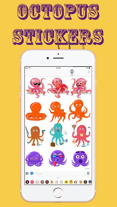 How to cancel & delete Amazing Octopus Stickers from iphone & ipad 2