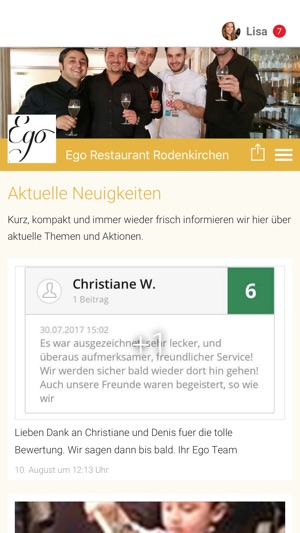 Ego Restaurant Rodenkirchen(圖1)-速報App