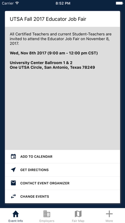 UTSA Career Fair Plus