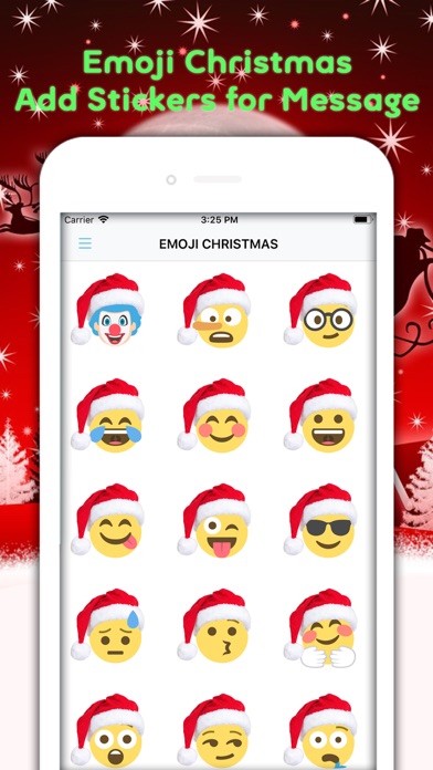 Christmas Emojis & Animated Screenshots